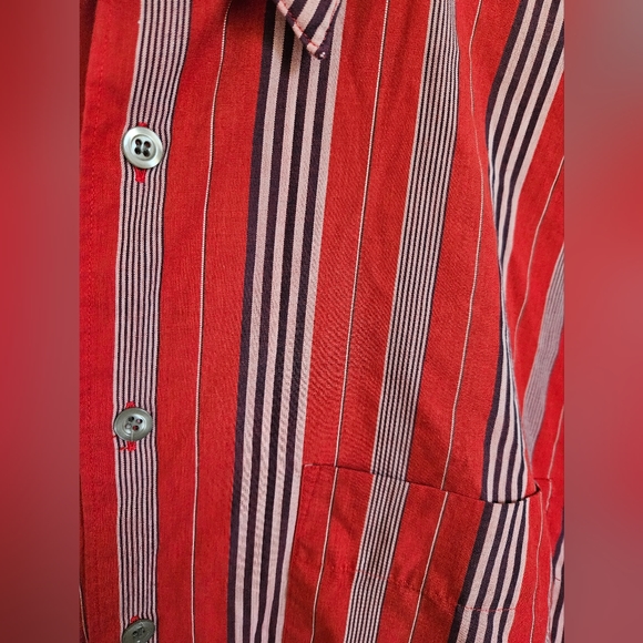 Vintage Yves Saint Laurent YSL Long Sleeve Button-Up Shirt - Picture 5 of 7